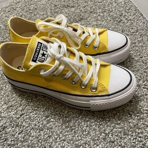 Converse Kids Yellow Sneakers
